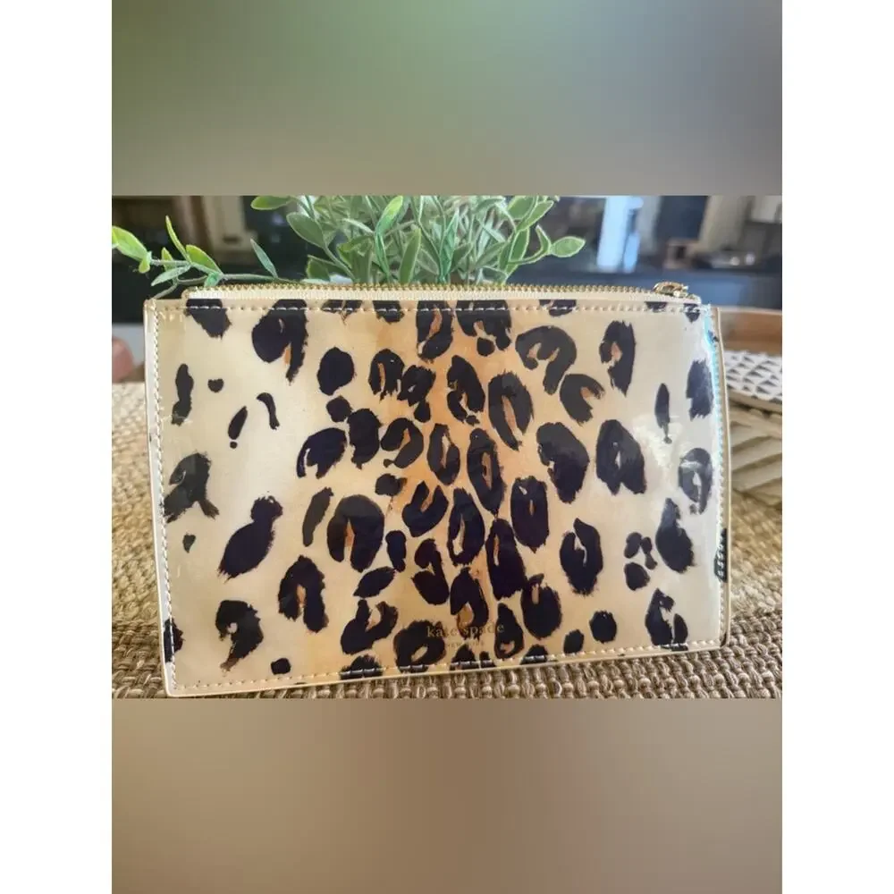 Kate Spade Leopard print Pencil Pouch